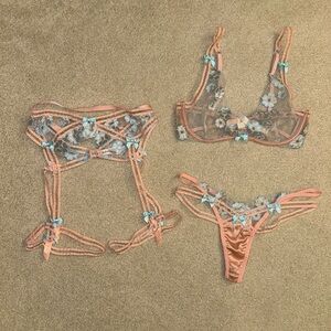 For Love and Lemons “Aurora” Set, size Small